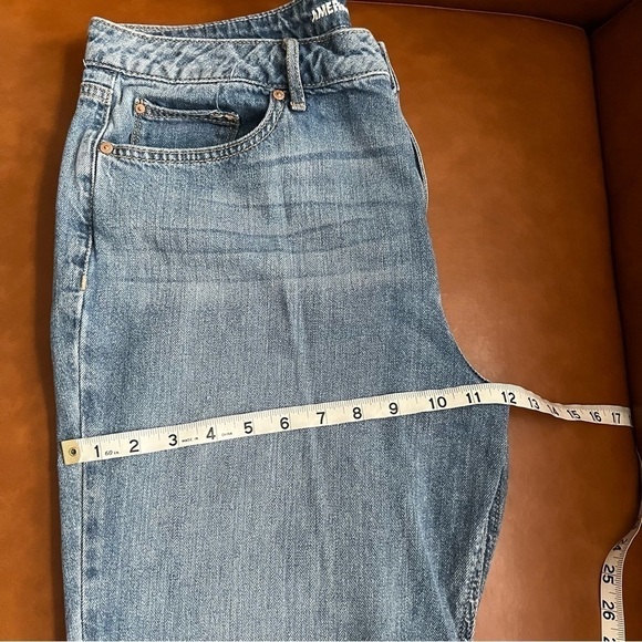 American Rag Cie Mom 100% Cotton Denim Jeans Raw Hem size 15 - Picture 7 of 9